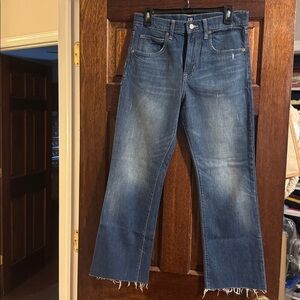GAP Denim cropped with Distressed Details